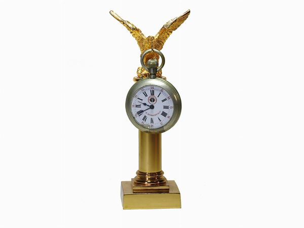 Orologio da tasca in metallo  (F.E. Roskopf & Co.)  - Asta Curiosità dalla dimora di un collezionista - III - Maison Bibelot - Casa d'Aste Firenze - Milano