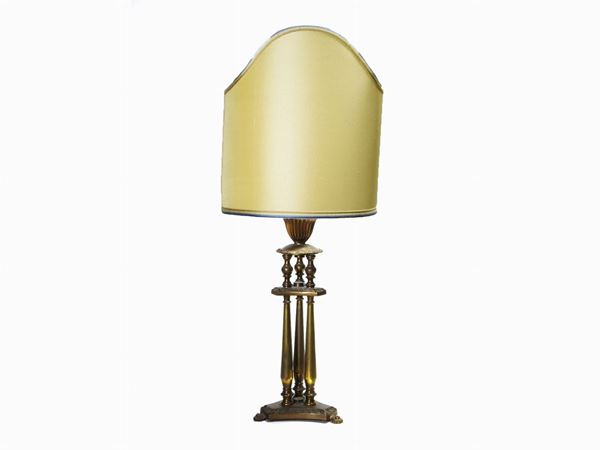 Metal Table Lamp  - Auction Curiosities from the Home of a Collector - III - Maison Bibelot - Casa d'Aste Firenze - Milano