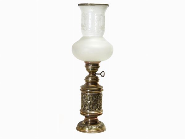 Silver Table Lamp  - Auction Curiosities from the Home of a Collector - III - Maison Bibelot - Casa d'Aste Firenze - Milano