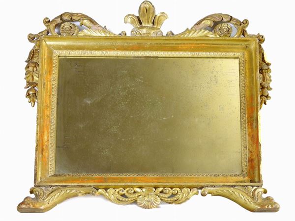 Giltwood and Lacquered Altar Card  (19th Century)  - Auction Curiosities from the Home of a Collector - III - Maison Bibelot - Casa d'Aste Firenze - Milano