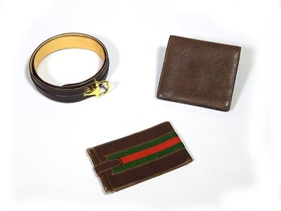 Lotto di Accessori in Pelle
