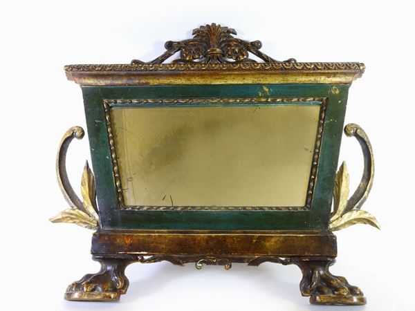 Giltwood and Lacquered Altar Card  (19th Century)  - Auction Curiosities from the Home of a Collector - III - Maison Bibelot - Casa d'Aste Firenze - Milano