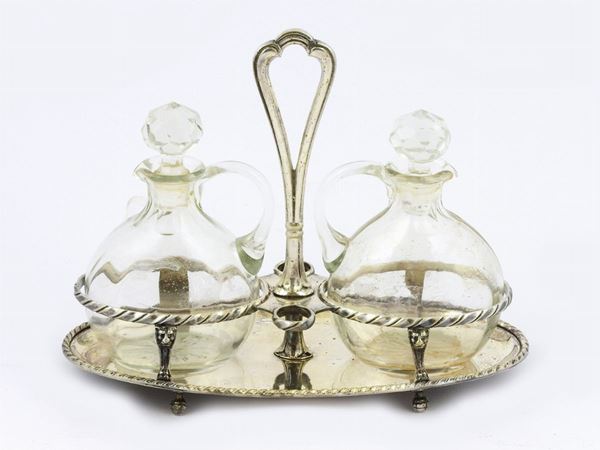 Silver-plated Cruet  (early 20th Century)  - Auction Antique Furniture and Old Master Paintings from a house in Florence - II - Maison Bibelot - Casa d'Aste Firenze - Milano