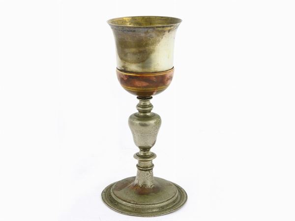Metal Lithurgical Chalice  (Toscana, XVII secolo)  - Auction Antique Furniture and Old Master Paintings from a house in Florence - II - Maison Bibelot - Casa d'Aste Firenze - Milano