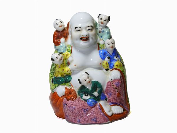 Painted Porcelain Figural Group  (China, early 20th Century)  - Auction Antique Furniture and Old Master Paintings from a house in Florence - II - Maison Bibelot - Casa d'Aste Firenze - Milano