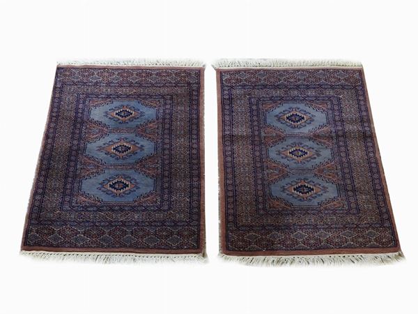 Pair of Persian Bedside Carpets