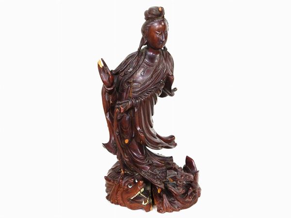 Carved Wooden Figural Group  (China, 19th Century)  - Auction Antique Furniture and Old Master Paintings from a house in Florence - II - Maison Bibelot - Casa d'Aste Firenze - Milano