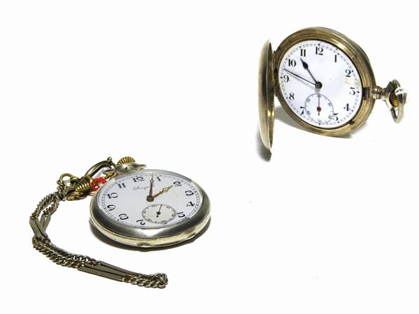 Due orologi da tasca  - Asta Arredi e dipinti da un appartamento fiorentino - II - Maison Bibelot - Casa d'Aste Firenze - Milano