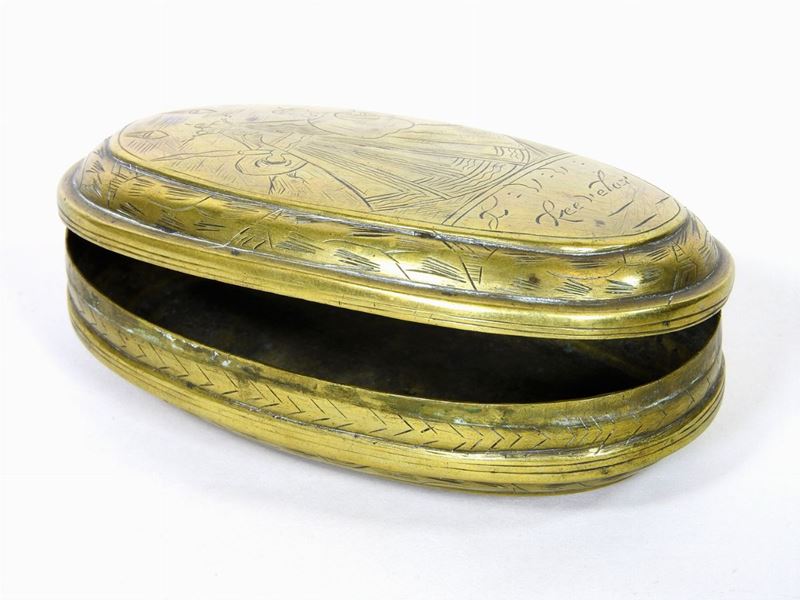 Tabacchiera in Ottone