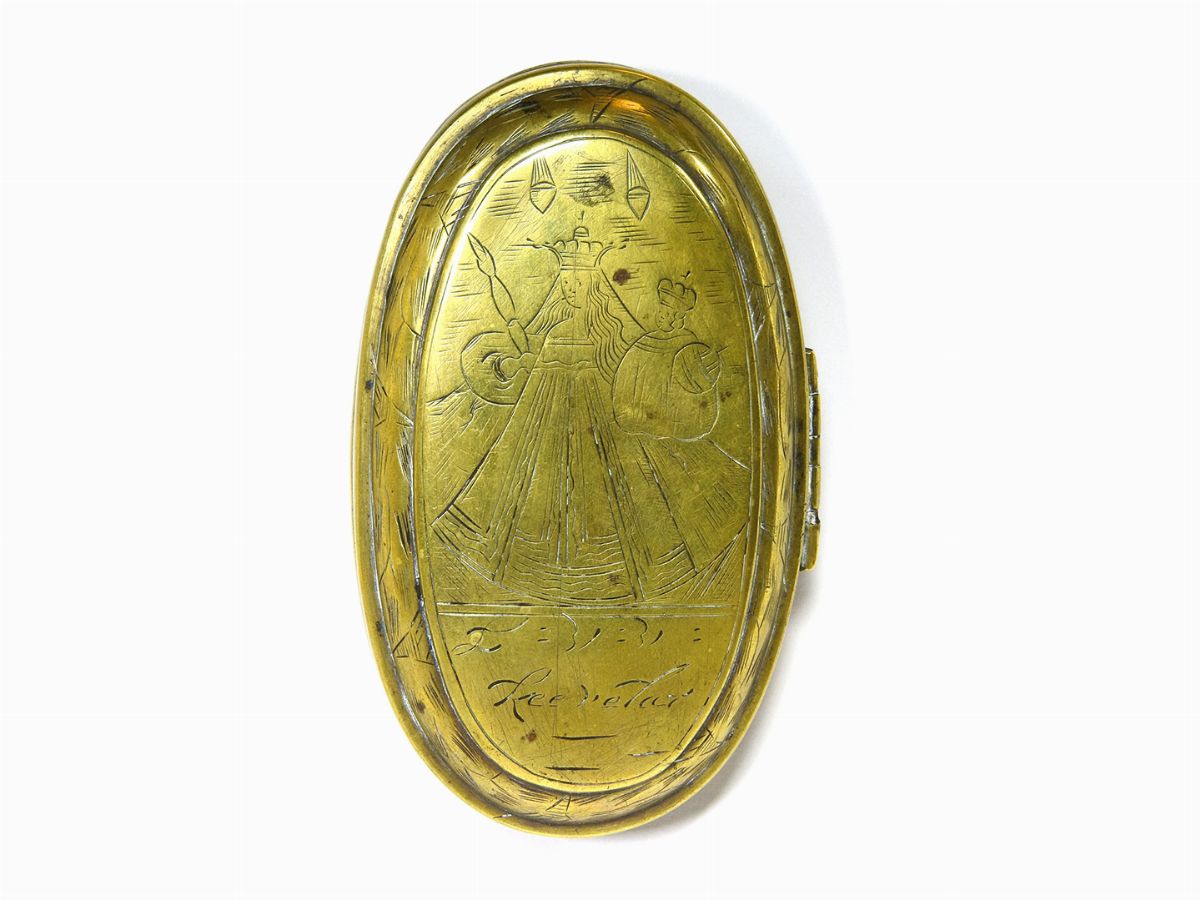 Tabacchiera in Ottone