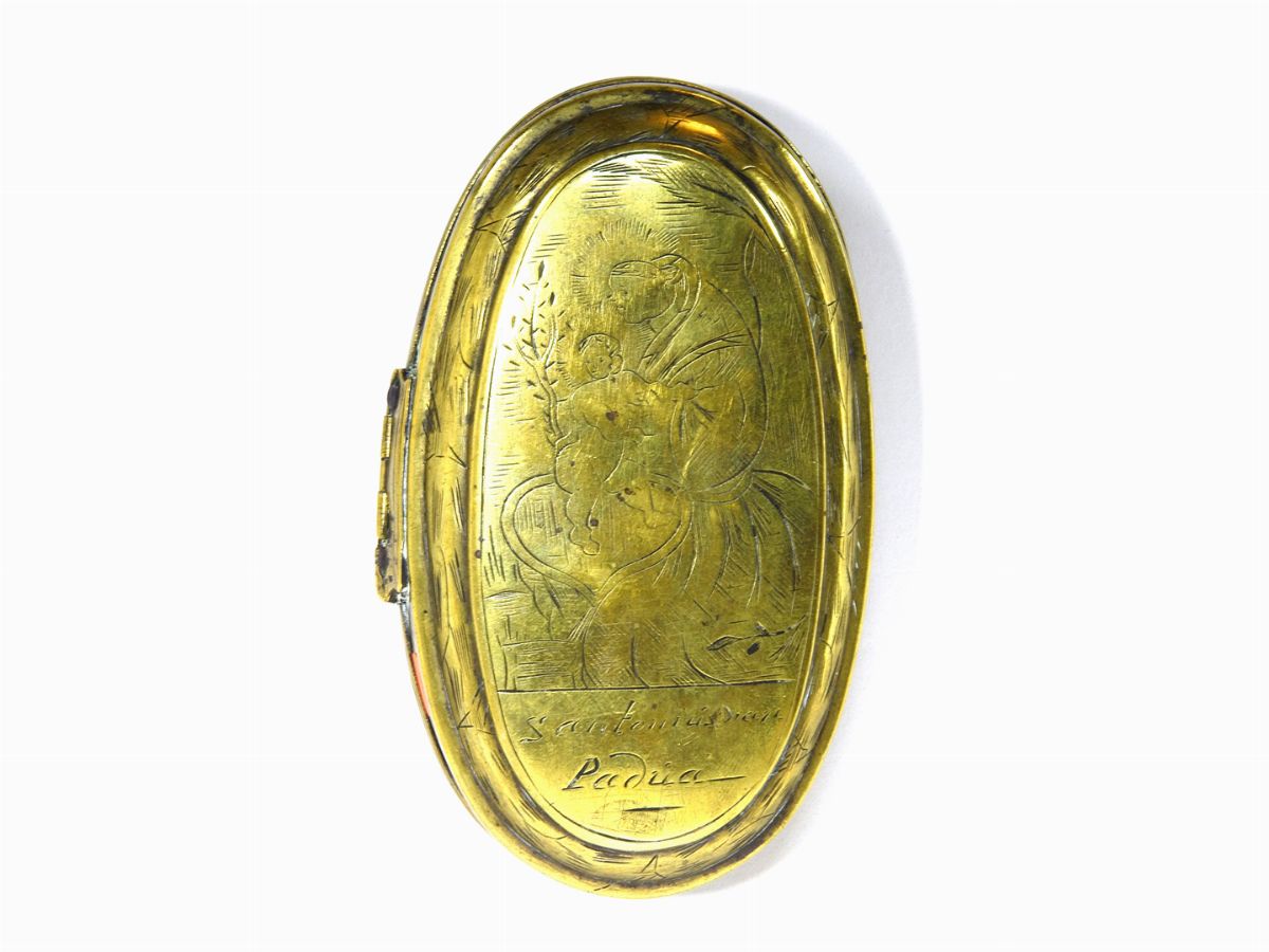 Tabacchiera in Ottone
