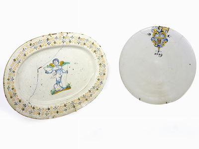 Due Compendiari in Maiolica
