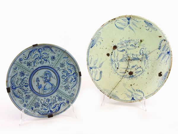 Maiolica Lot  (Liguria, 18th Century)  - Auction Antique Furniture and Old Master Paintings from a house in Florence - II - Maison Bibelot - Casa d'Aste Firenze - Milano