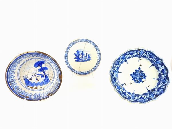 Maiolica Lot  (18th Century)  - Auction Antique Furniture and Old Master Paintings from a house in Florence - II - Maison Bibelot - Casa d'Aste Firenze - Milano