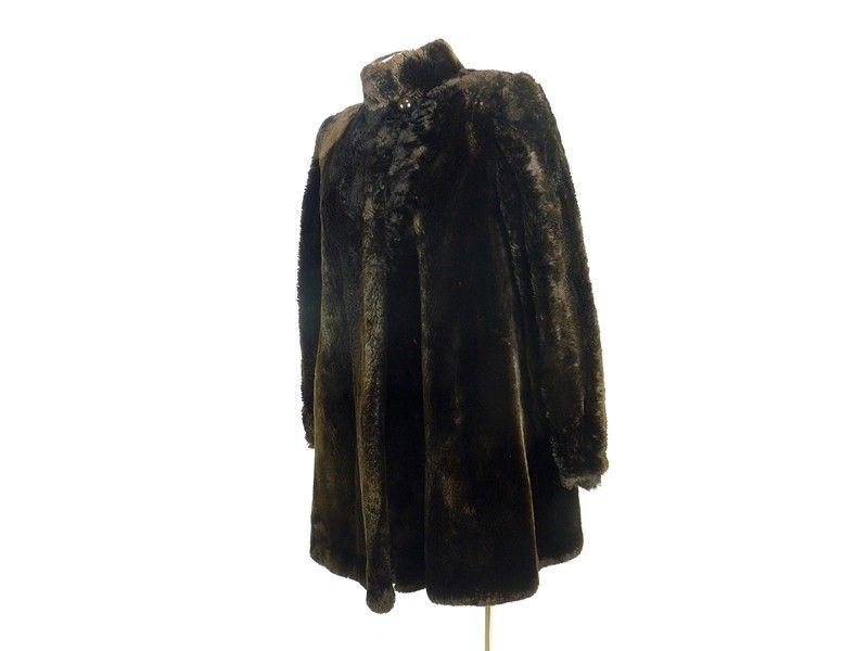 Cappotto Trequarti in Castoro Marrone