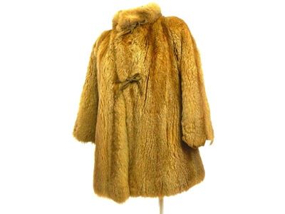 Cappotto Trequarti in Pelliccia di Opossum