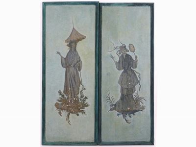 Coppia di Pannelli Decorativi