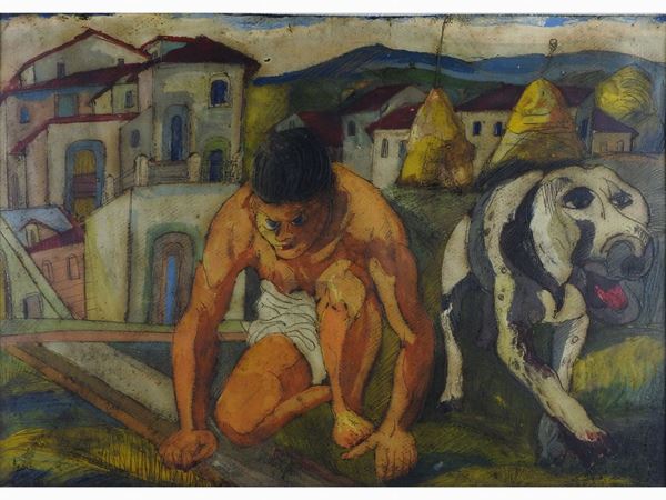 Giuseppe Serafini : Giuseppe Serafini  ((1915-1987))  - Auction Modern and Contemporary Art - I - Maison Bibelot - Casa d'Aste Firenze - Milano