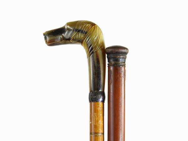 Two Walking Sticks  (first half of 20th Century)  - Auction Curiosities from the Home of a Collector - III - Maison Bibelot - Casa d'Aste Firenze - Milano