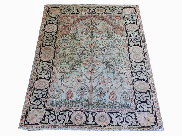 Silk Kashmir Carpet  - Auction Modern and Contemporary Art - I - Maison Bibelot - Casa d'Aste Firenze - Milano