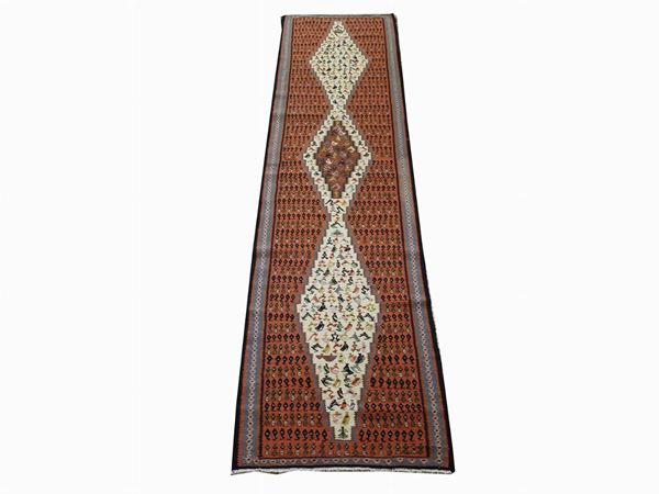 Persian Kilim Long Carpet  - Auction Modern and Contemporary Art - I - Maison Bibelot - Casa d'Aste Firenze - Milano