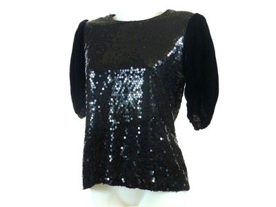 Blusa in Paillettes