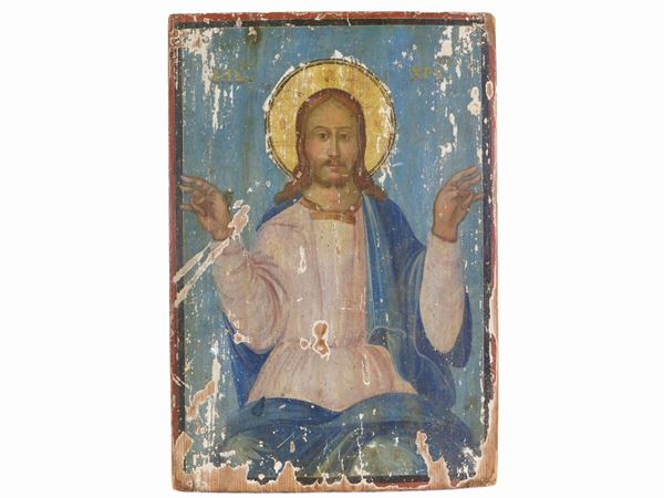Icon  (mid19th Century)  - Auction Antique Furniture and Old Master Paintings from a house in Florence - II - Maison Bibelot - Casa d'Aste Firenze - Milano