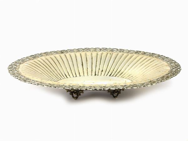 Oval Silver Basket  - Auction Antique Furniture and Old Master Paintings from a house in Florence - II - Maison Bibelot - Casa d'Aste Firenze - Milano