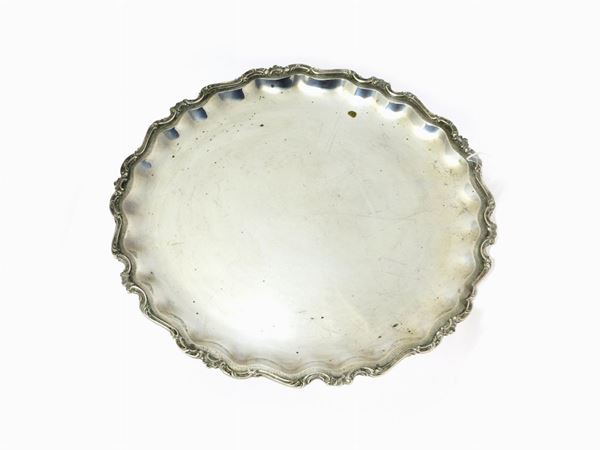 Round Silver Plate