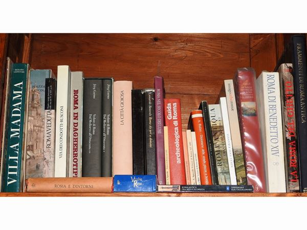 Lot of Books Concerning Rome  - Auction Modern and Contemporary Art - I - Maison Bibelot - Casa d'Aste Firenze - Milano