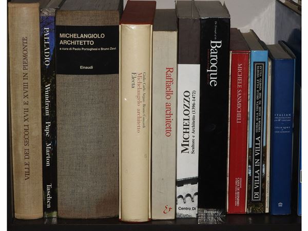 Architecture Book Lot  - Auction Modern and Contemporary Art - I - Maison Bibelot - Casa d'Aste Firenze - Milano
