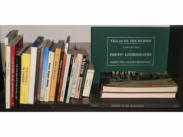 Grande lotto di libri di architettura  - Asta Arte Moderna e Contemporanea - Arredi di Design - I - Maison Bibelot - Casa d'Aste Firenze - Milano