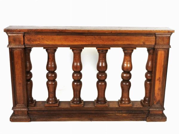 Pair of Walnut Balustrades  - Auction Antique Furniture and Old Master Paintings from a house in Florence - II - Maison Bibelot - Casa d'Aste Firenze - Milano