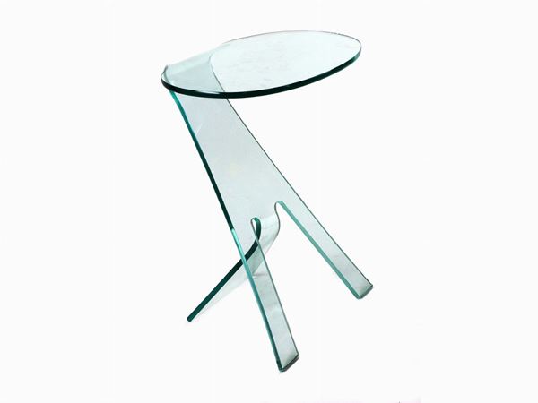 Tavolino basso in cristallo  - Asta Arte Moderna e Contemporanea - Arredi di Design - I - Maison Bibelot - Casa d'Aste Firenze - Milano