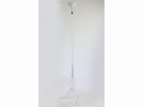 Piantana moderna laccata bianca  - Asta Arte Moderna e Contemporanea - Arredi di Design - I - Maison Bibelot - Casa d'Aste Firenze - Milano