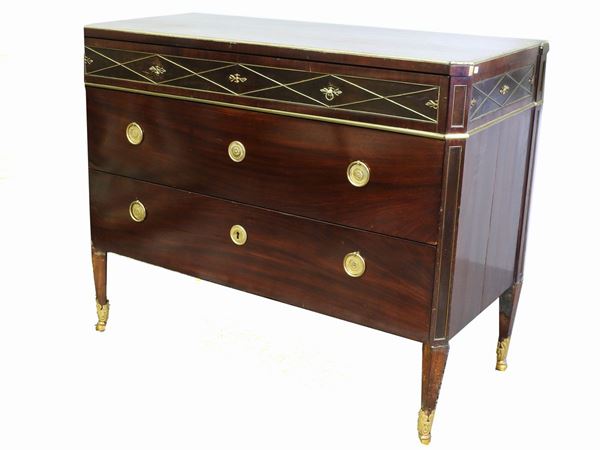 Pair of Mahogany and Other Woods Chest of Drawers