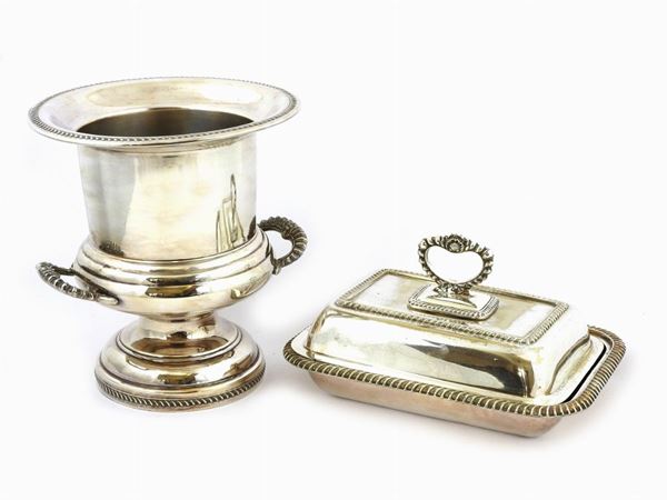 Silver-plated Lot  - Auction Antique Furniture and Old Master Paintings from a house in Florence - II - Maison Bibelot - Casa d'Aste Firenze - Milano