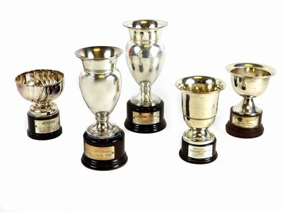 Lotto di Trofei in Argento del Gioco del Golf