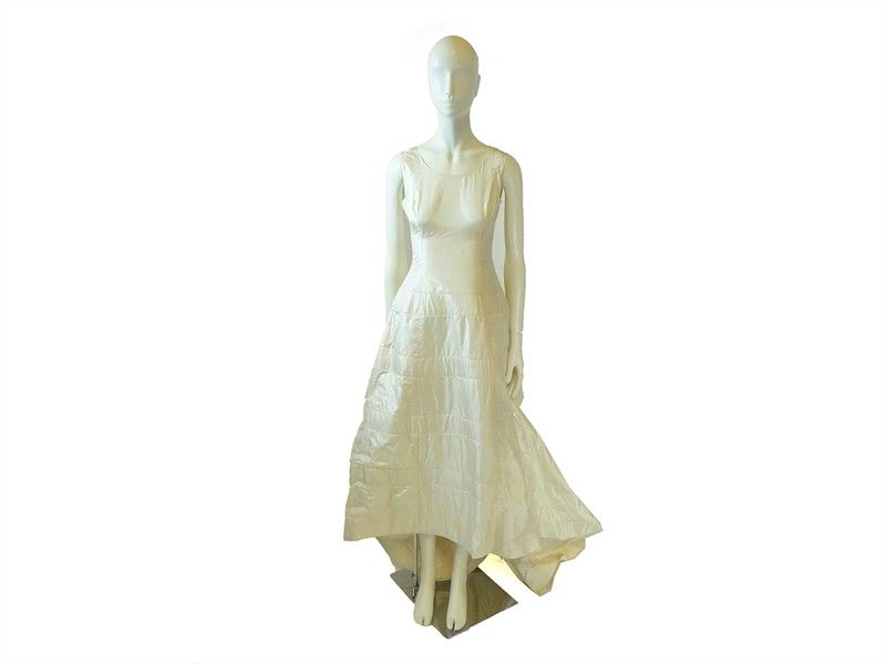 Abito da Sposa in Seta Bianca