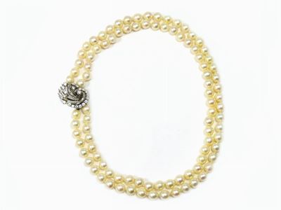 Collana di Perle a Due Fili