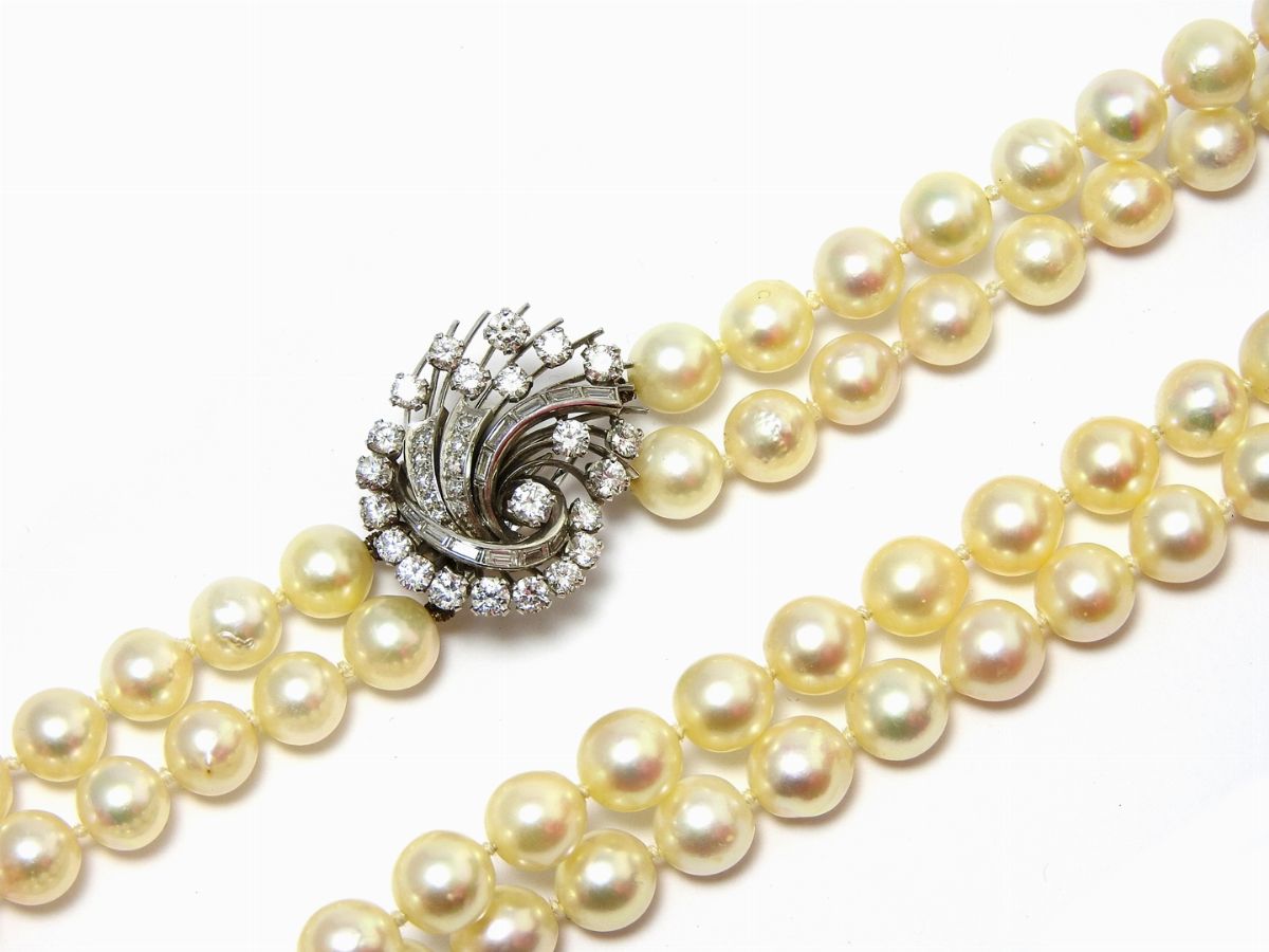 Collana di Perle a Due Fili