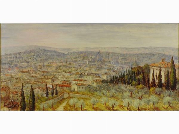 View of Florence  - Auction Modern and Contemporary Art - I - Maison Bibelot - Casa d'Aste Firenze - Milano