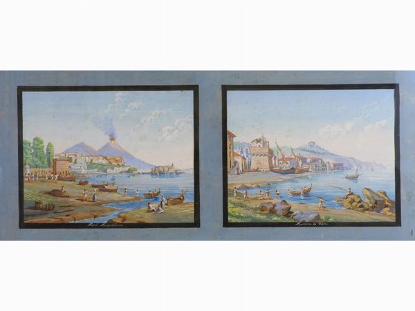 Views of Naples  - Auction Antique Furniture and Old Master Paintings from a house in Florence - II - Maison Bibelot - Casa d'Aste Firenze - Milano