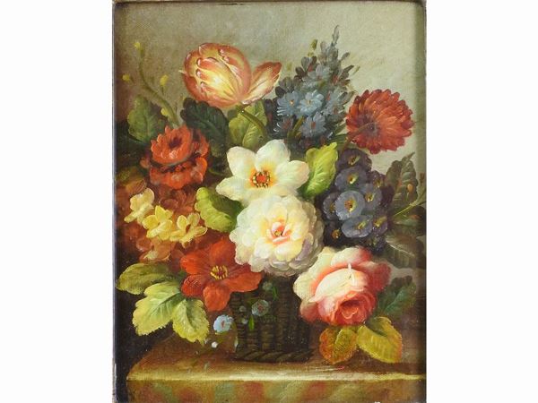 Flowers in a Vase  - Auction Antique Furniture and Old Master Paintings from a house in Florence - II - Maison Bibelot - Casa d'Aste Firenze - Milano