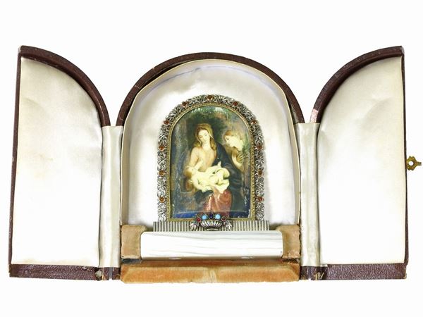 Painted Miniature on Ivory  - Auction Antique Furniture and Old Master Paintings from a house in Florence - II - Maison Bibelot - Casa d'Aste Firenze - Milano