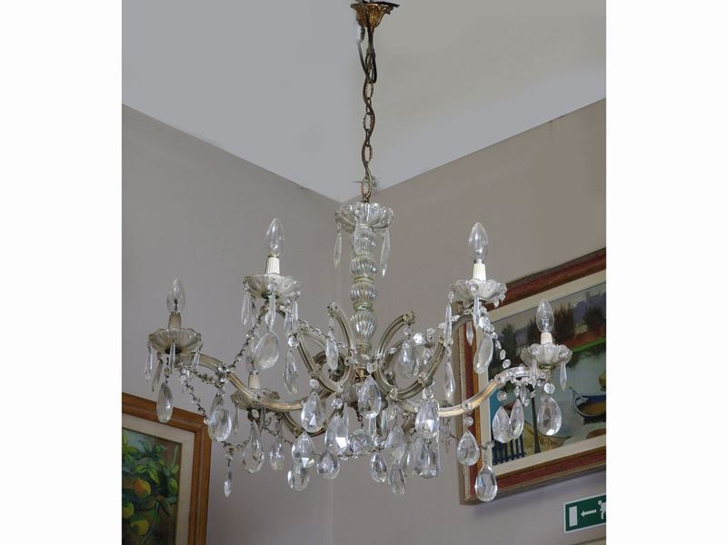 Lampadario in Vetro