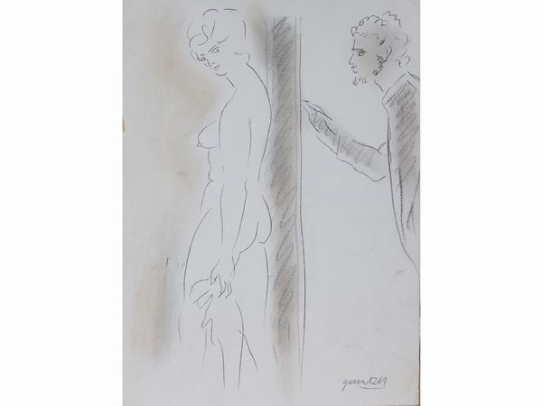 Quinto Martini : Quinto Martini  ((1908-1990))  - Auction Charity Auction: Art awakens souls - Maison Bibelot - Casa d'Aste Firenze - Milano