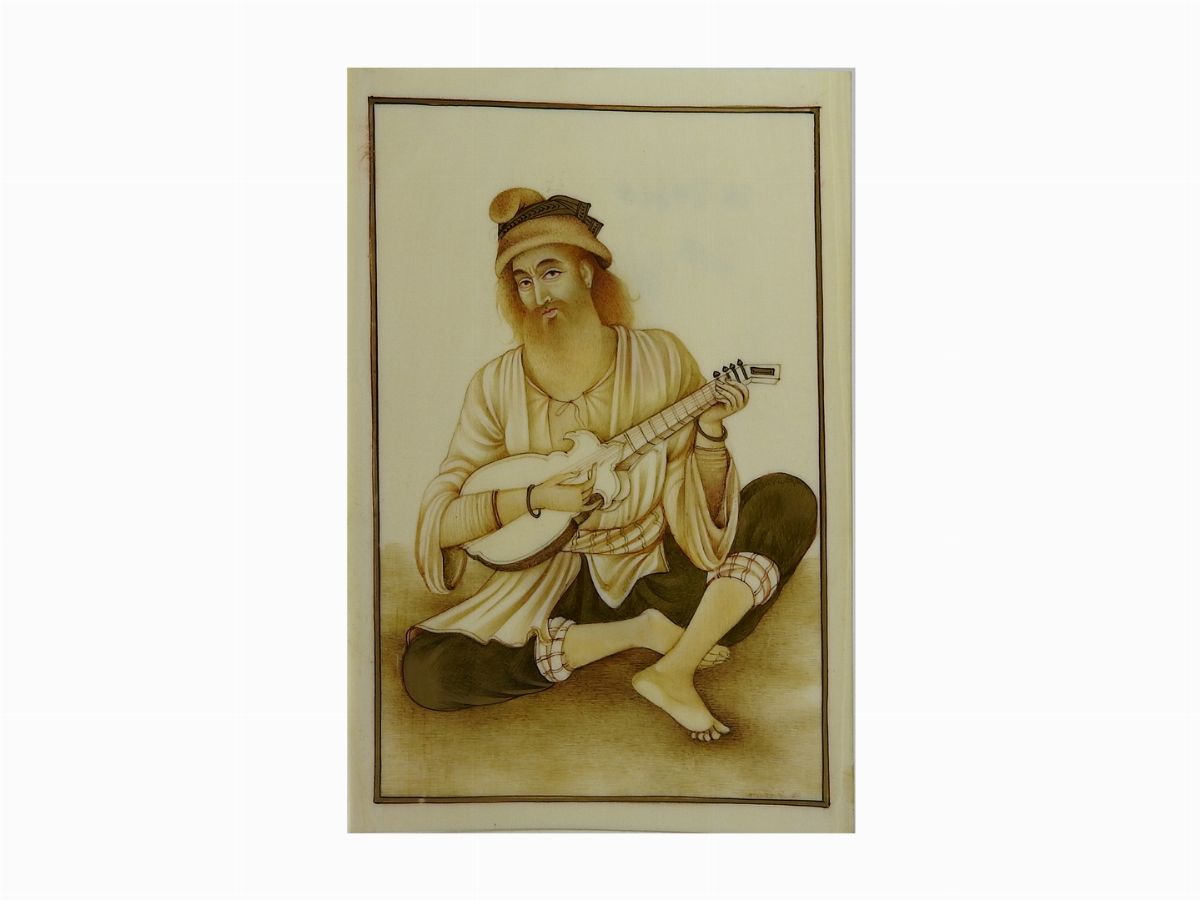 Sei Miniature su Avorio