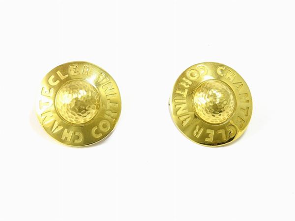 Yellow gold earrings  (Chantecler - Cortina)  - Auction Important Jewels and Watches - II - Maison Bibelot - Casa d'Aste Firenze - Milano
