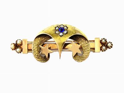 Spilla in Oro Giallo e Rosa